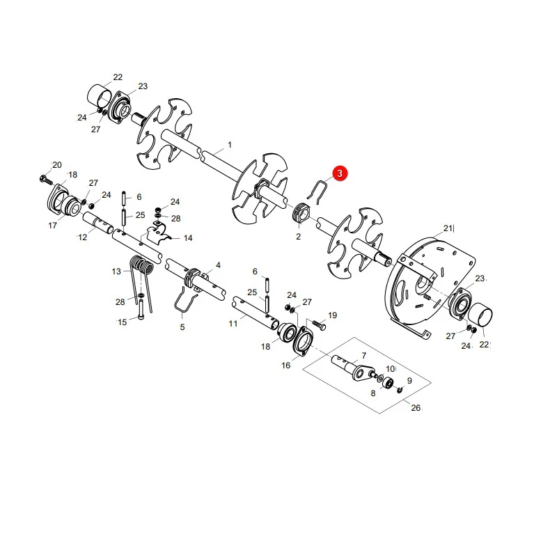 AGCO - 0346-32-00-00 - Aufnahmelagerschalenklemme Massey Ferguson Lely
