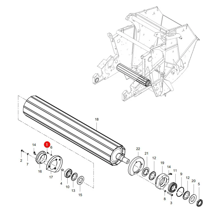 AGCO - 0901-20-43-00 - Sechskantschraube Massey Ferguson Lely