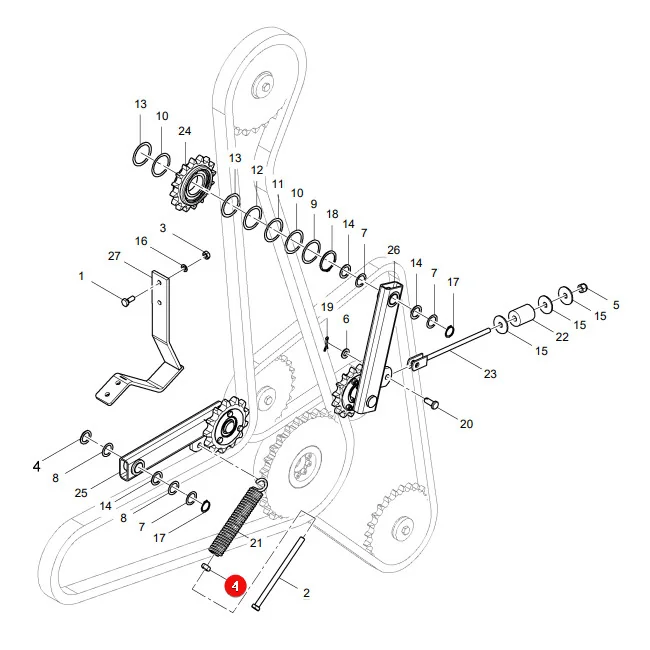 AGCO - 0907-10-12-00 - Sechskantmutter Massey Ferguson Lely