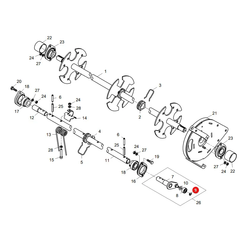 AGCO - 0912-50-10-00 - Sicherungsscheibe Massey Ferguson Lely