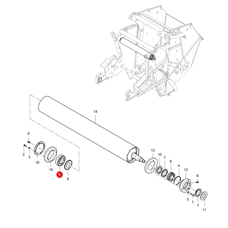 AGCO - 0922-12-96-00 - Kugellager Massey Ferguson Lely