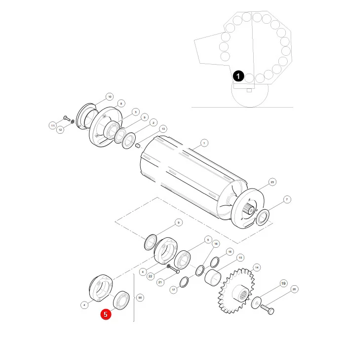 AGCO - 0922-13-15-00 - Kugellager Massey Ferguson Lely