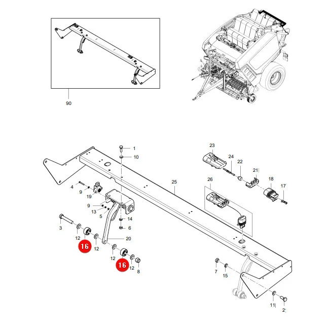 AGCO - 0922-18-03-00 - Kugellager Massey Ferguson Lely