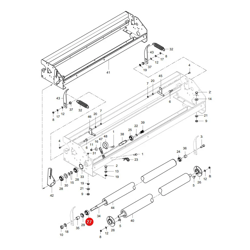 AGCO - 0924-54-10-00 - Achsschenkellager Massey Ferguson Lely