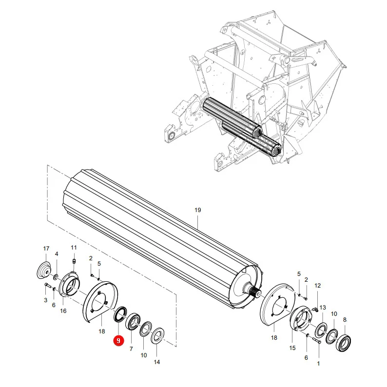 AGCO - 0925-11-17-00 - Wellendichtring Massey Ferguson Lely