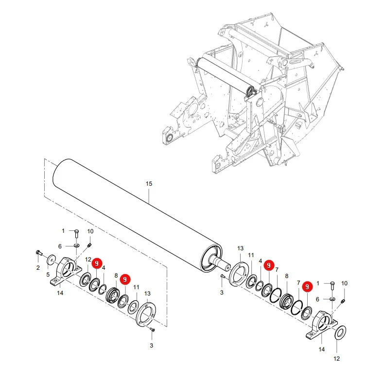 AGCO - 0925-33-70-00 - Nilos-Dichtring Massey Ferguson Lely