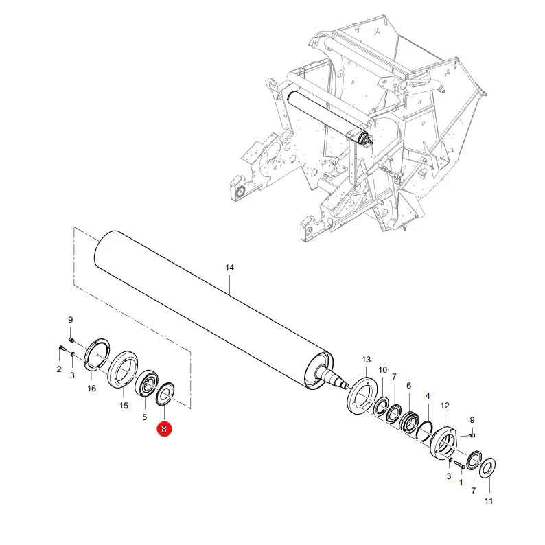 AGCO - 0925-33-90-00 - Nilos-Dichtring Massey Ferguson Lely
