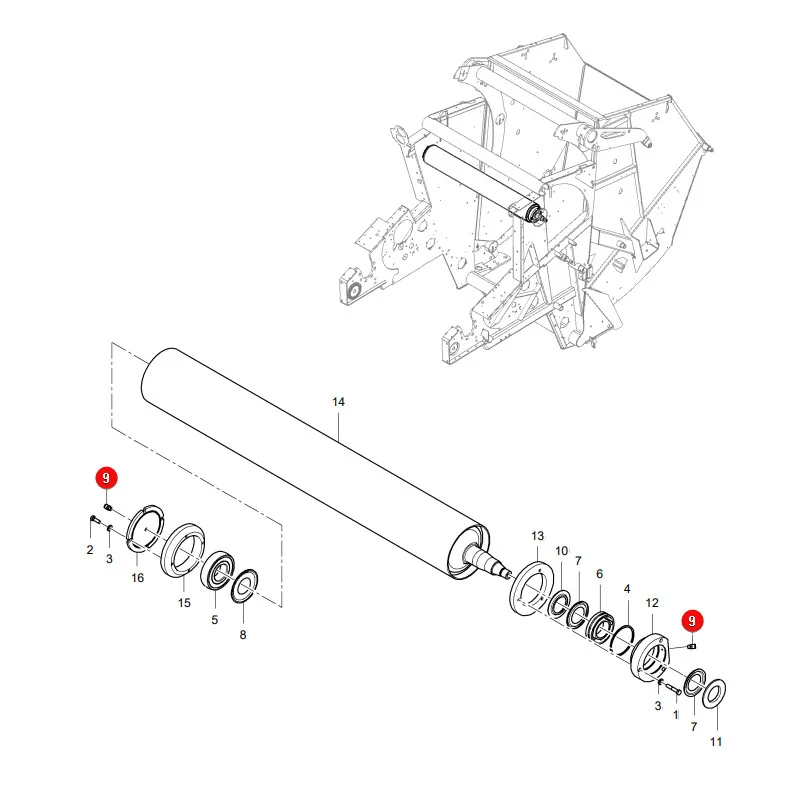 AGCO - 0926-81-37-00 - Anschluss für Schmiernippel Massey Ferguson Lely