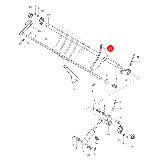 AGCO - 0982-21-09-00 - Massey Ferguson Lely Messer