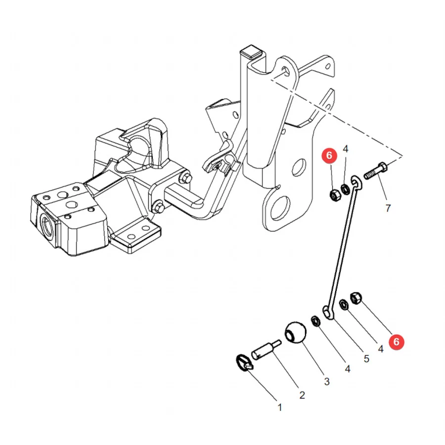 AGCO - 1440330X1 - Massey Ferguson M12 Selbstsichernde Mutter