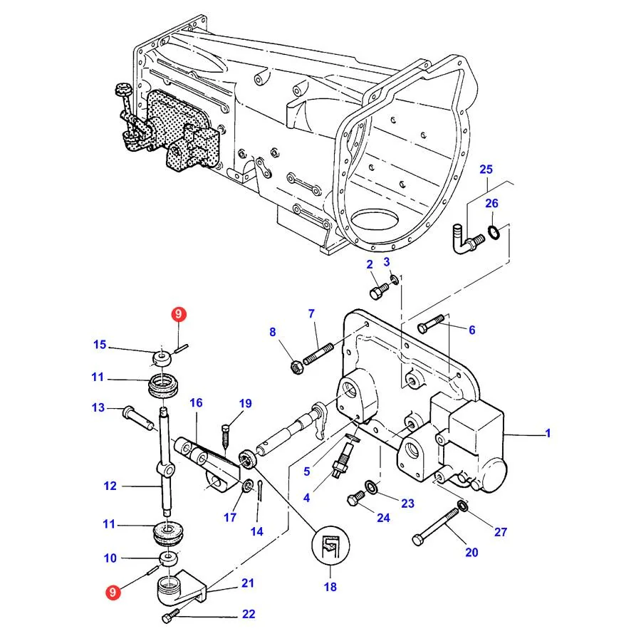 Agco - 1440389X1 - Massey Ferguson Federstift