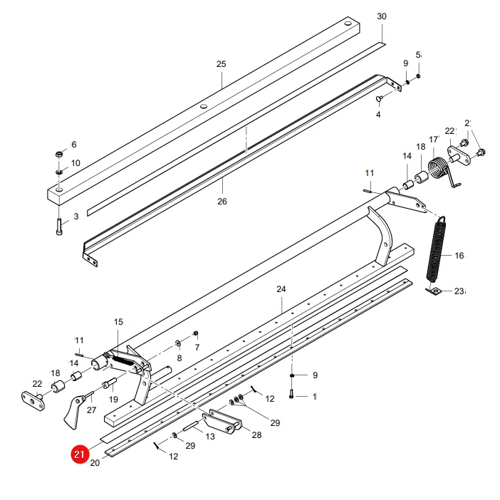 AGCO - 1721-39-03-12 - Massey Ferguson Lely Messer