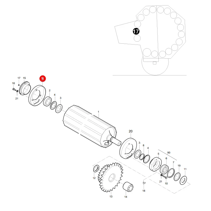 AGCO - 1722-16-02-05 - Massey Ferguson Lely Dichtscheibe