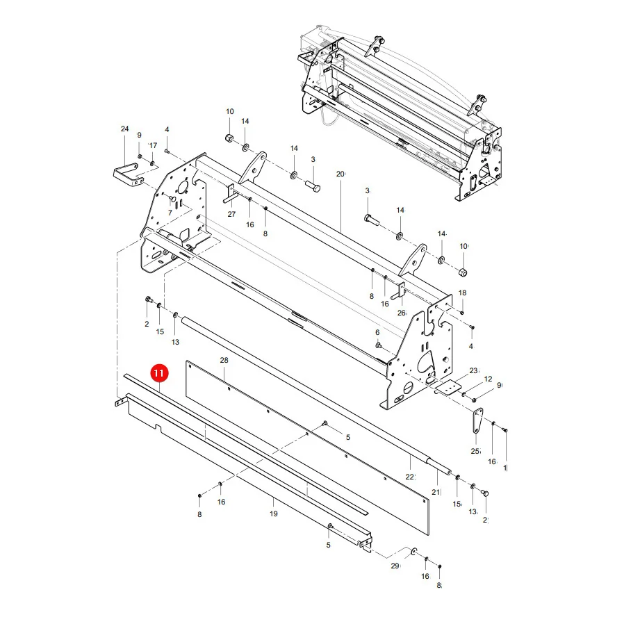 AGCO - 1759-16-02-20 - Dichtband Massey Ferguson Lely