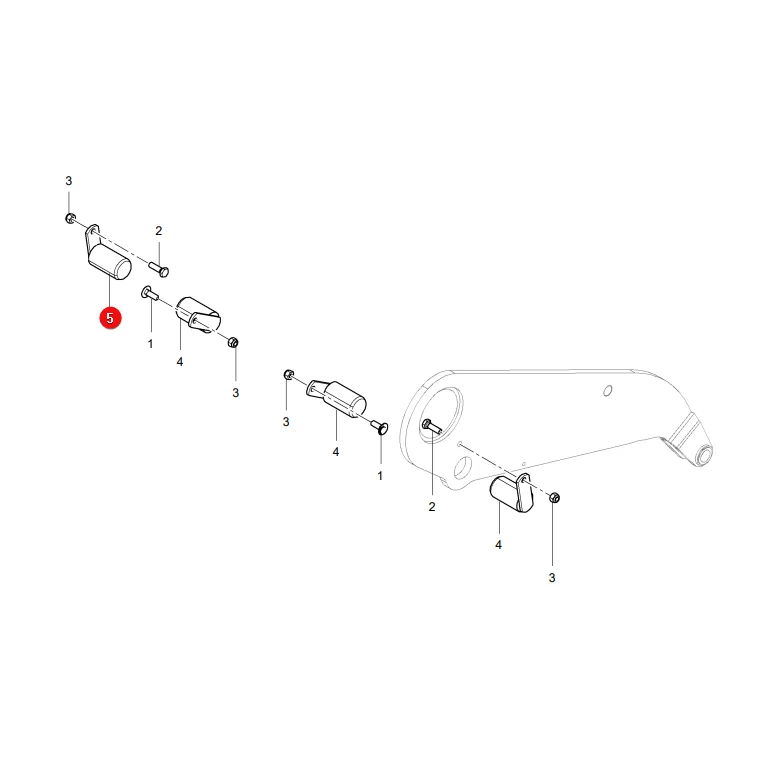 AGCO - 1764-10-03-01 - Stift Massey Ferguson Lely