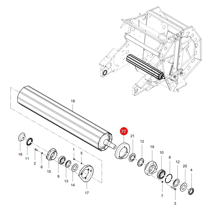 AGCO - 1764-14-15-11 - Wellenschutz Massey Ferguson Lely