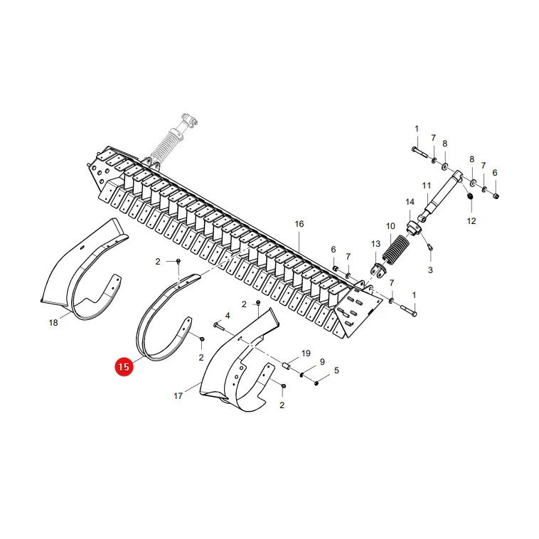 AGCO - 1764-52-05-33GY - Massey Ferguson Lely Aufnahmeschutz