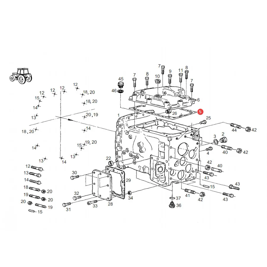 Agco - 205100050070 - Fendt Getriebedichtung