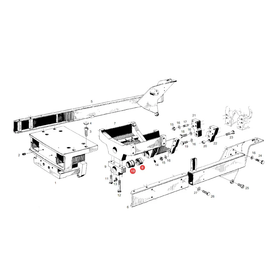 AGCO - 281300010070 - Vorderachsbuchse Fendt