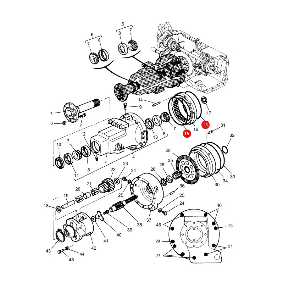 AGCO - 3010064X1 - O-Ring für Hinterachse Massey Ferguson