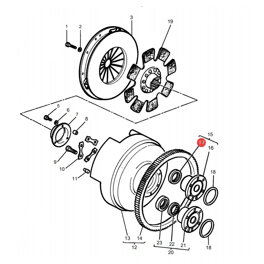 AGCO - 3052116M1 -  Massey Ferguson Dichtring