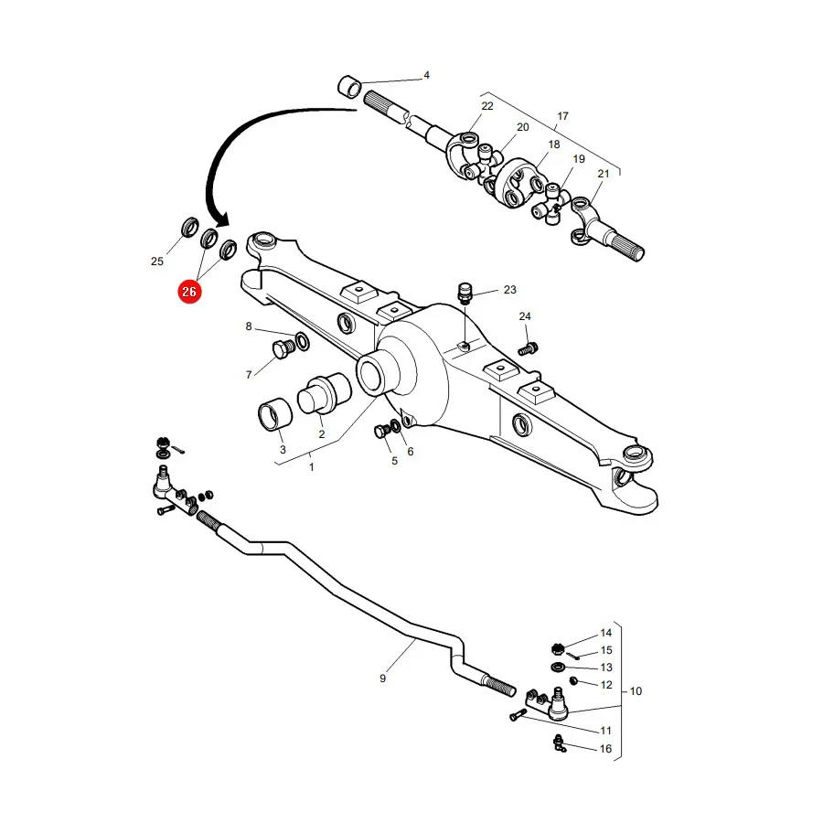 AGCO - 3084927M1 - Simmerring Massey Ferguson