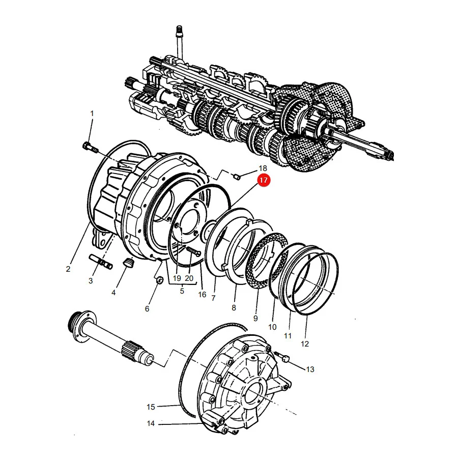 AGCO - 3382245M1 - Getriebe-Unterlegscheibe Massey Ferguson