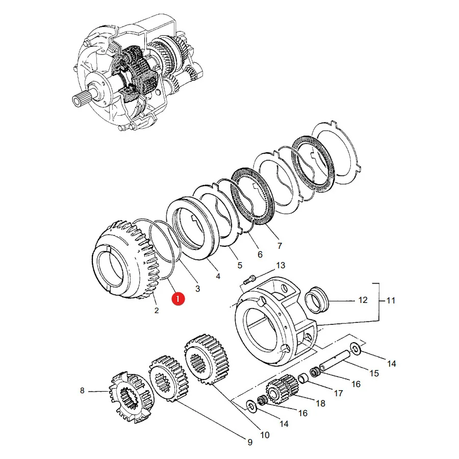 AGCO - 3382252M1 - Getriebe-O-Ring Massey Ferguson