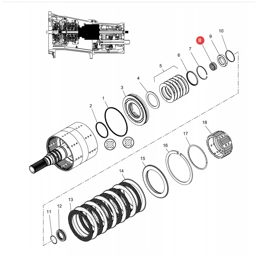 AGCO - 3382792M1 - Nadellager für Getriebe Massey Ferguson