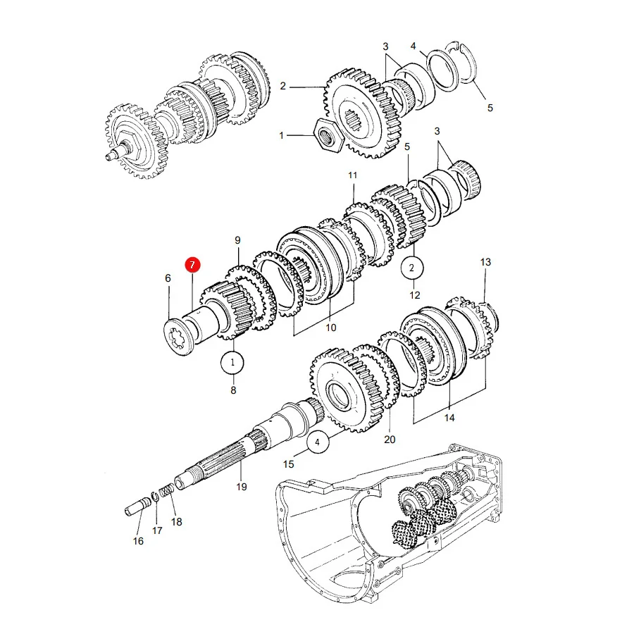AGCO - 3385871M1 - Massey Ferguson  Getriebebuchse
