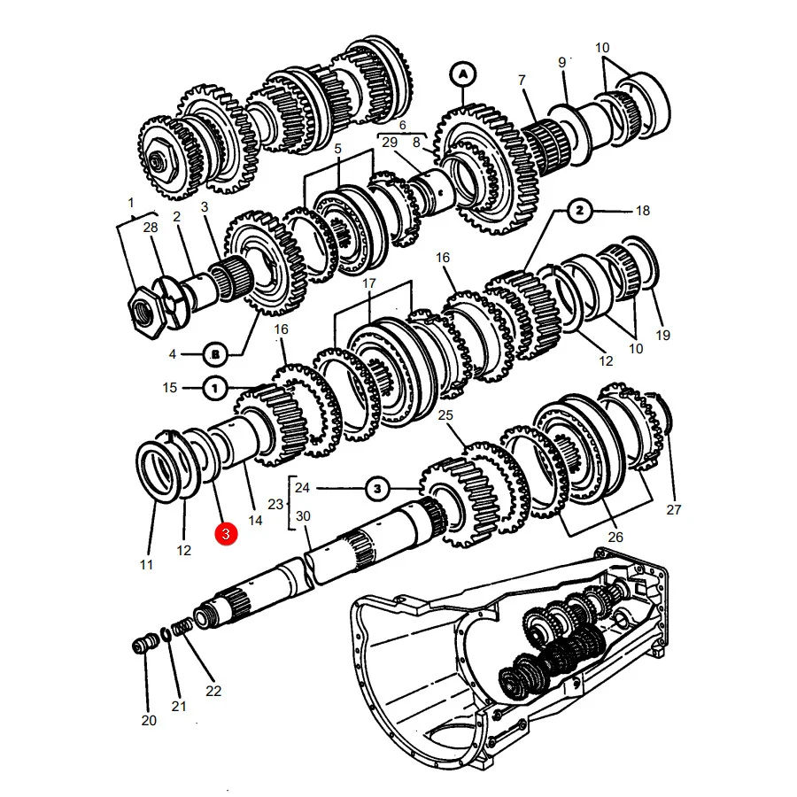 AGCO - 3385874M1 - Massey Ferguson  Unterlegscheibe