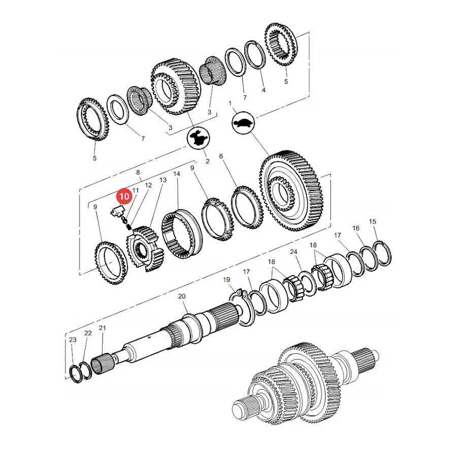 AGCO - 3386518M1 - Massey Ferguson  Synchronisierschutz