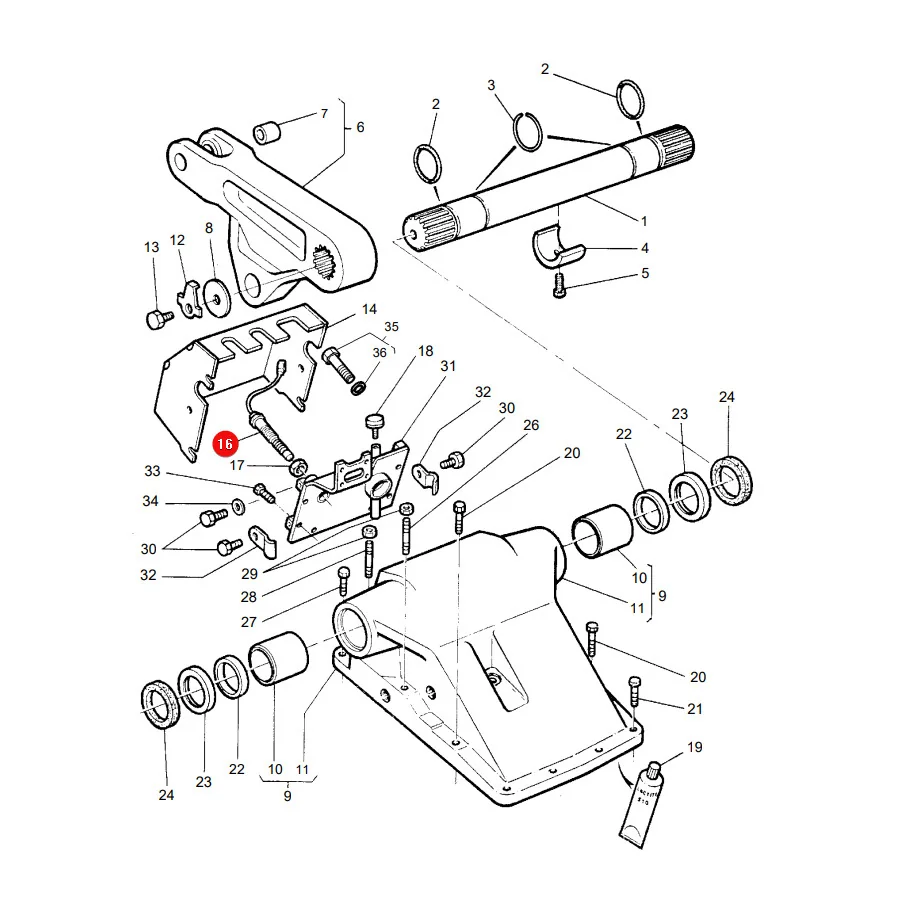 AGCO - 3387376M1 - Massey Ferguson  TAZ-Arm-Positionssensor
