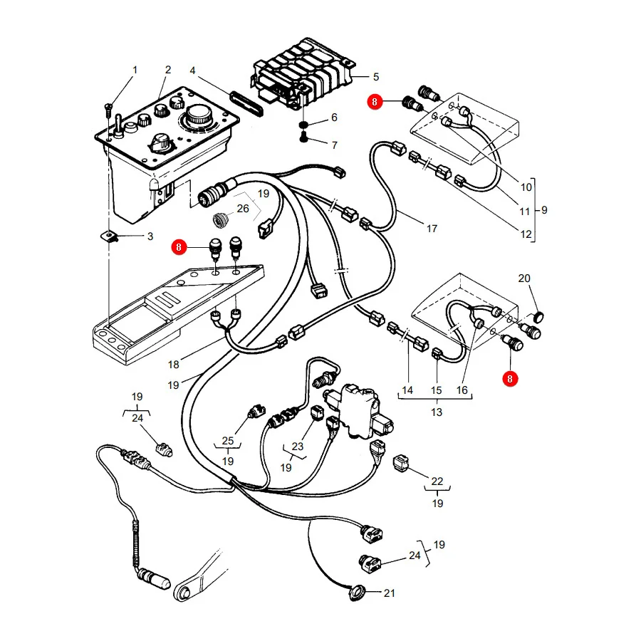 AGCO - 3388402M1 - Massey Ferguson Schalter