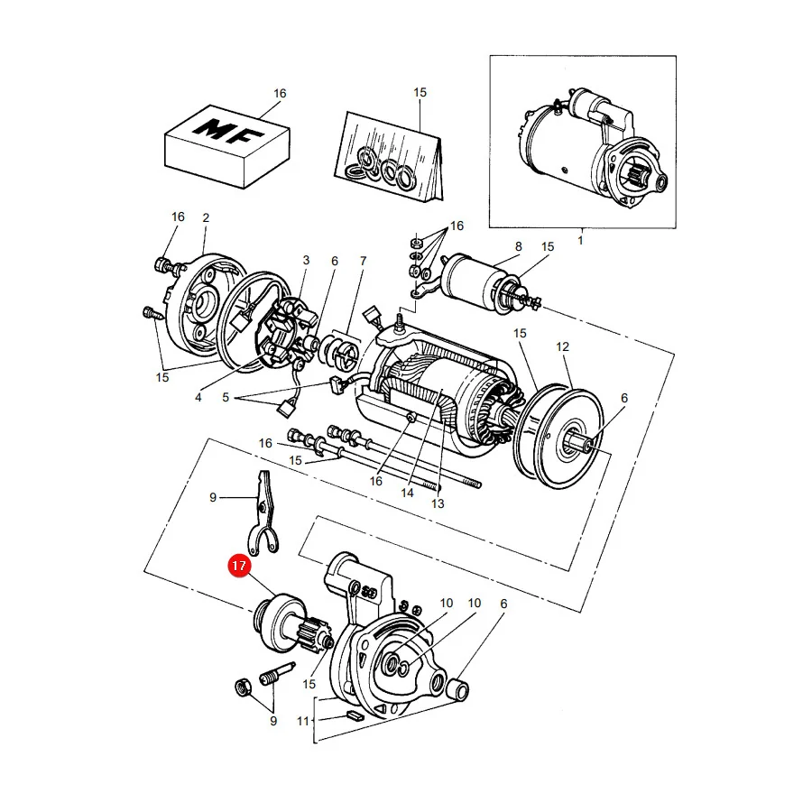 AGCO - 3473804M91 - Bendix Massey Ferguson