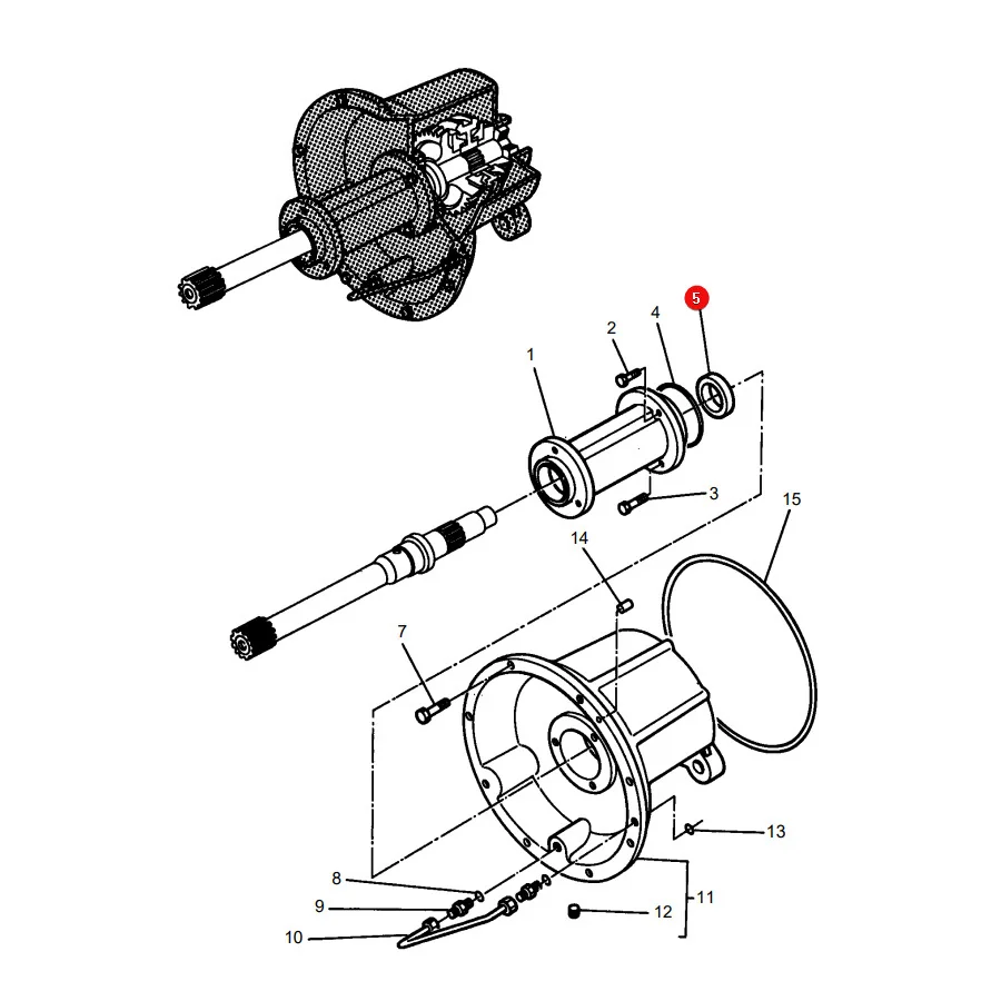 AGCO - 3580354M1 - Massey Ferguson  Getriebeöl-Dichtring