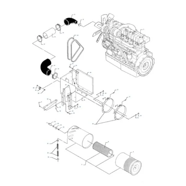 AGCO - 3580723M1 - Massey Ferguson  Außenluftfilter