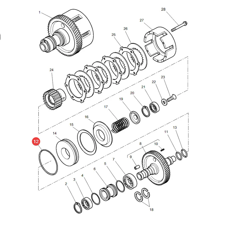 AGCO - 3582933M1 - O-Ring für Zapfwellenkupplung Massey Ferguson