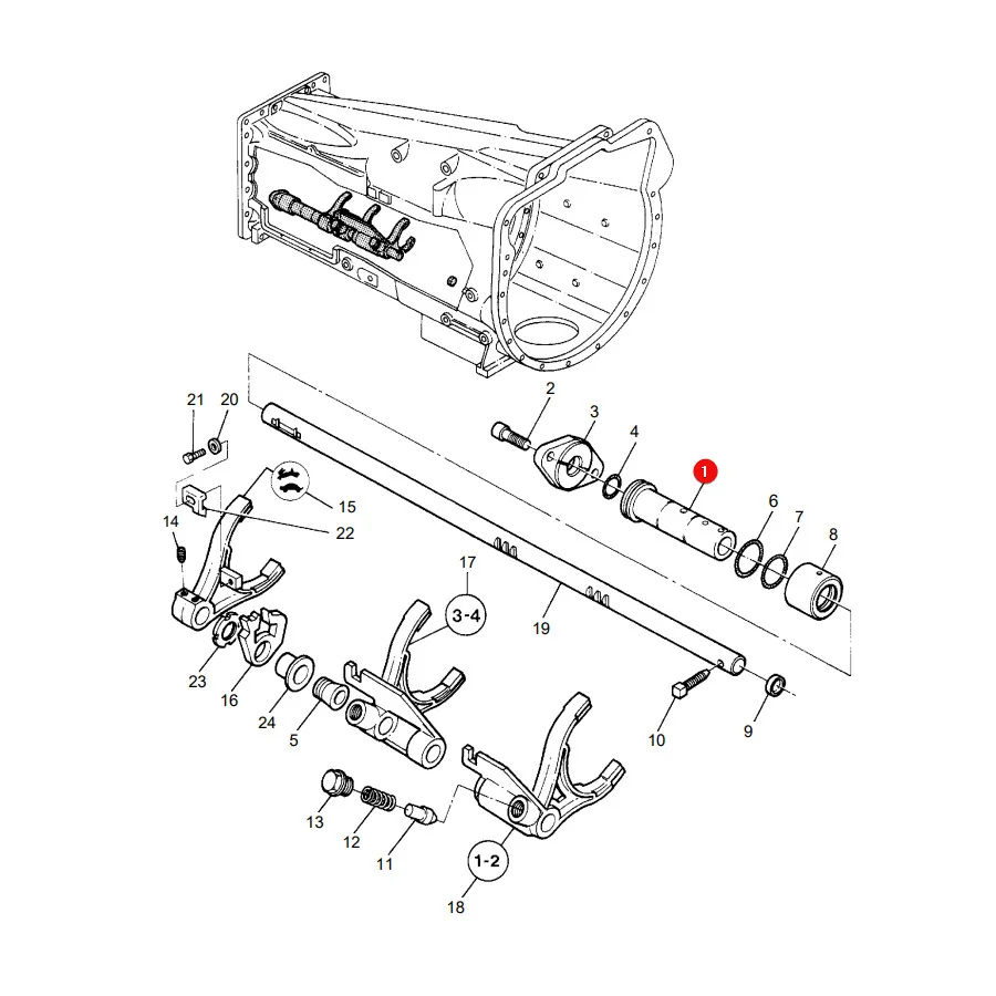 AGCO - 3583433M1 - Schaltgabelkolben Massey Ferguson