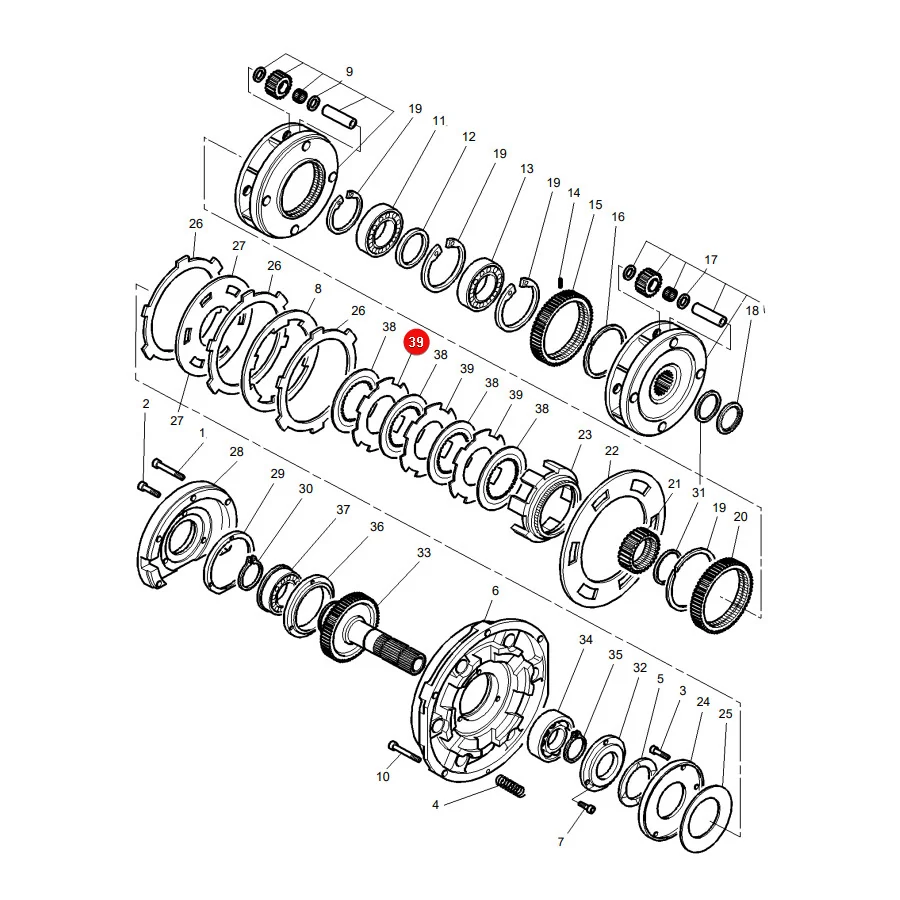 AGCO - 3617348M1 - Distanzscheibe Massey Ferguson