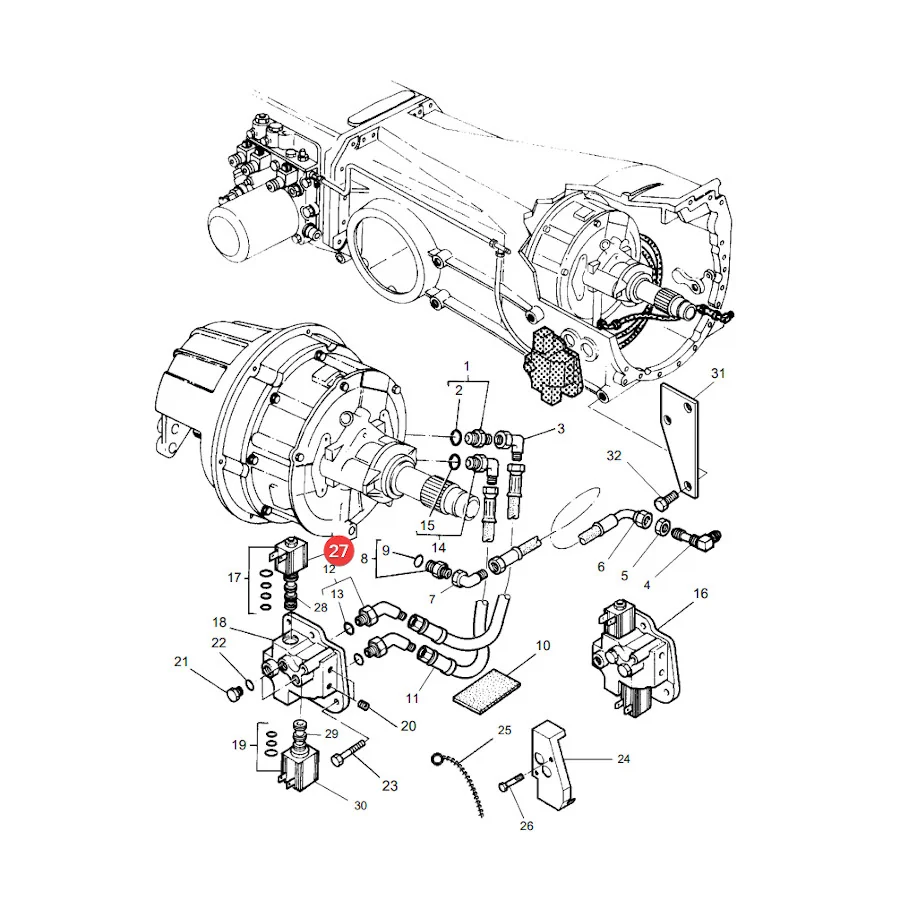 AGCO - 3619763M1 - Nasskupplungsmagnetventil Massey Ferguson