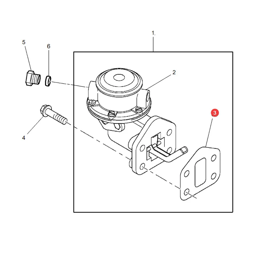 AGCO - 3640785M1 - Kraftstoffpumpendichtung Massey Ferguson