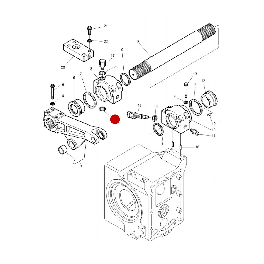 AGCO - 364105X1 - Massey Ferguson  Hydraulikpumpen-O-Ring