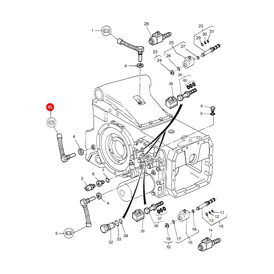 AGCO - 3712058M1 - Induktiver Sensor Massey Ferguson