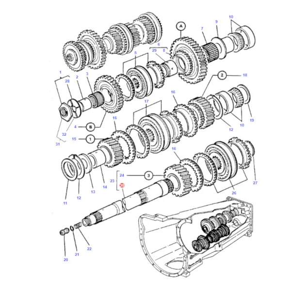 AGCO - 3712134M1 - Rolle Massey Ferguson