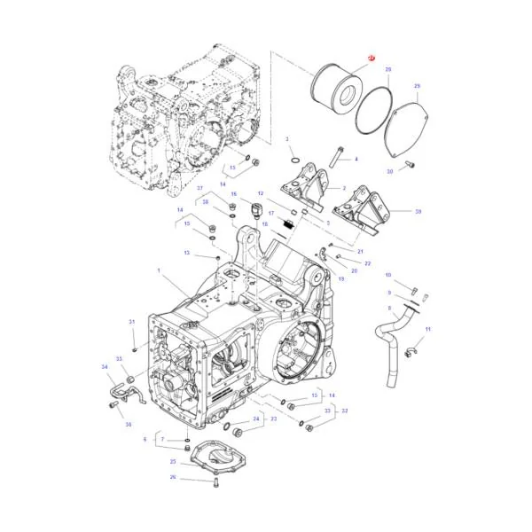 AGCO - 3714453M2 - Massey Ferguson Hydrauliköl-Filtereinsatz