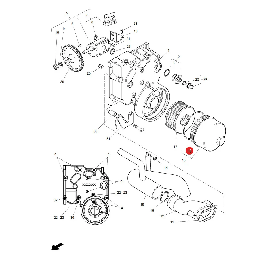 AGCO - 3715773M1 - Massey Ferguson  Hydraulikfilter-O-Ring