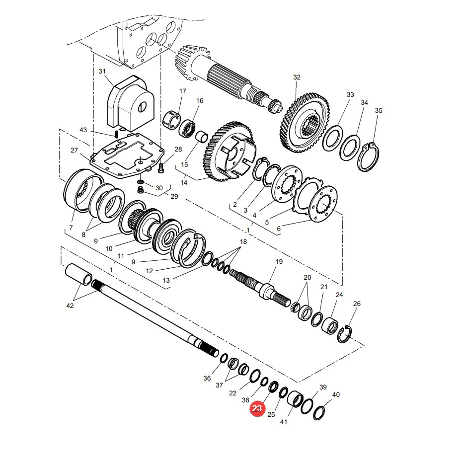 AGCO - 3716067M2 - Vorderachs-Dichtring Massey Ferguson