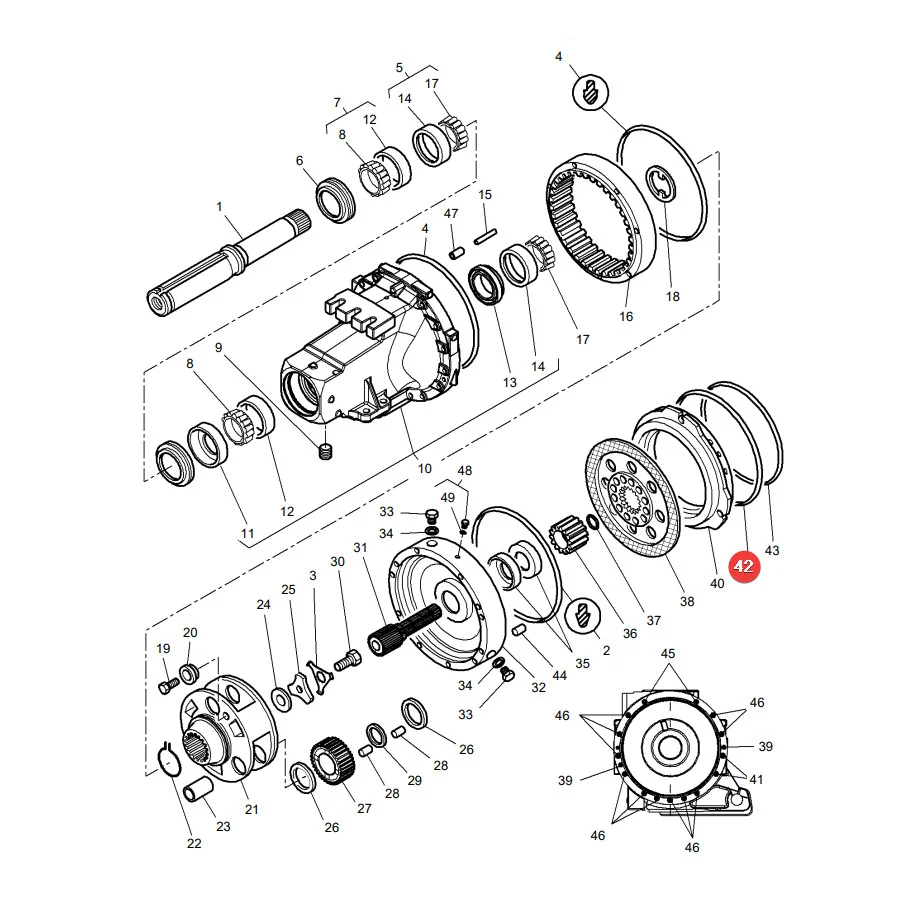 AGCO - 3716252M1 - Bremskolben-O-Ring Massey Ferguson