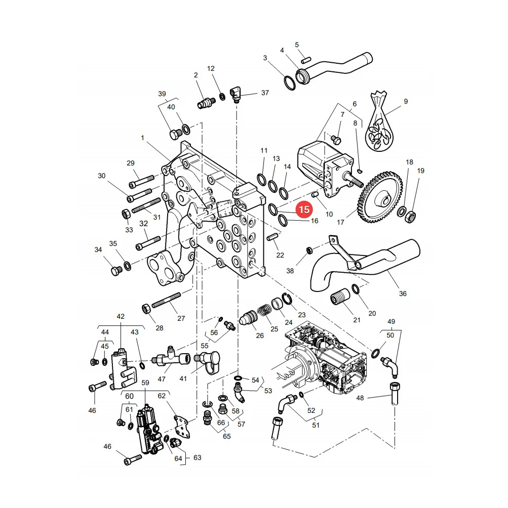 AGCO - 378251X1 - O-Ring für Pumpenabdeckung Massey Ferguson